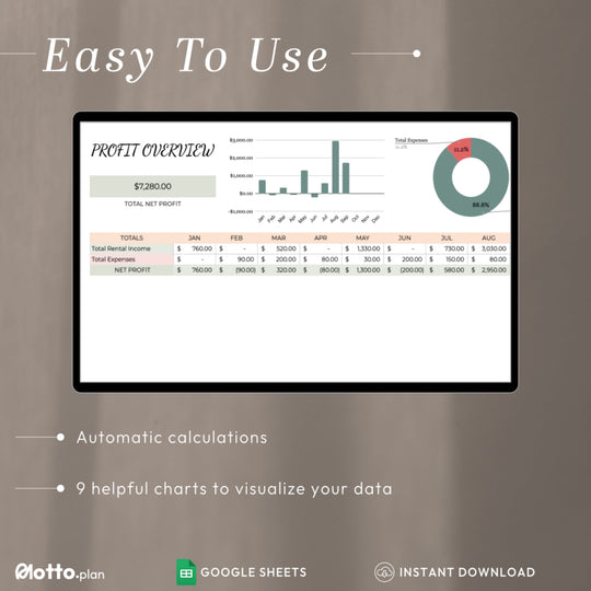 Automated Income & Expense Tracking – Visual Charts & Custom Categories