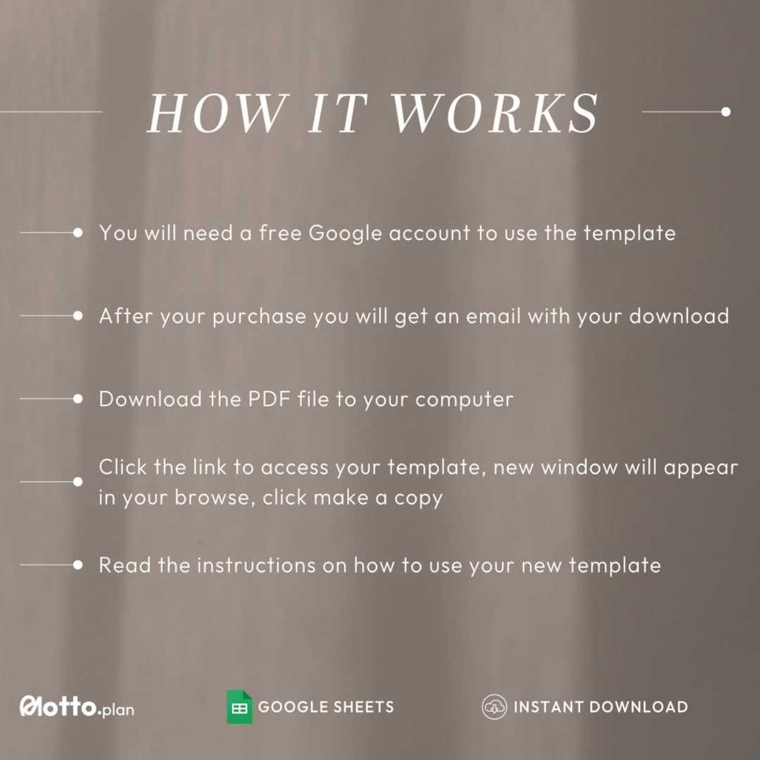 How It Works – Download, Make a Copy & Start Tracking Rental Finances