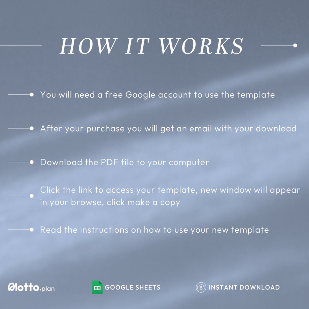 How to access and use your Google Sheets budget template