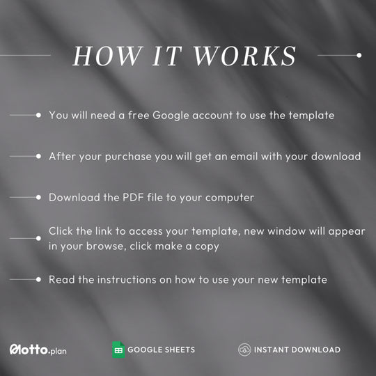 How to access and use your Google Sheets  Income and Expense Tracker template