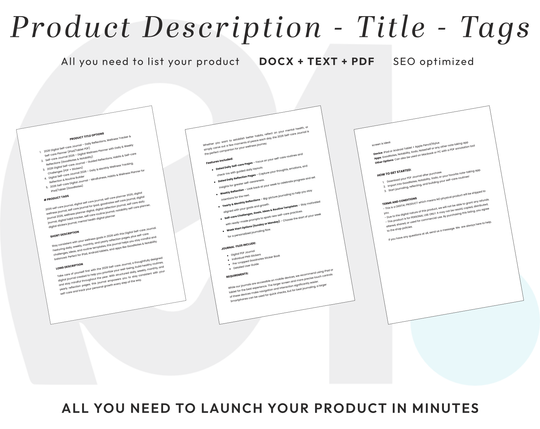 PLR Digital Products | Ready to Sell 2026 + 2027 Premium Digital Self Care Journal with Resell Rights | Pack with Listing Materials Included