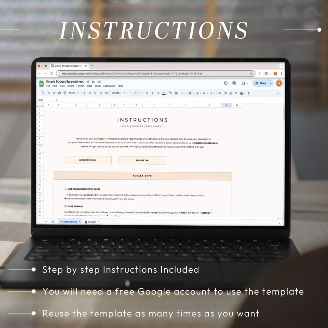 Step-by-step instructions for easy setup
