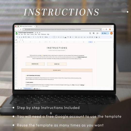 Step-by-step instructions for easy setup